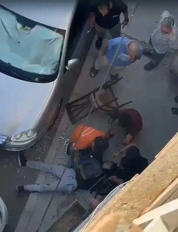 Saldırgan böyle yakalandı. (Ekran görüntüsü)